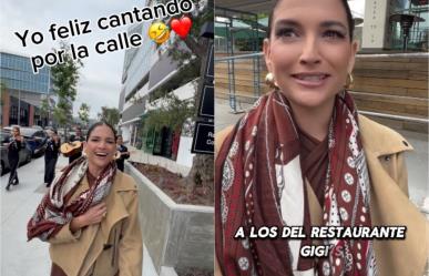 Natalia Jiménez lleva serenata a restaurante de LA que la discriminó (VIDEO)
