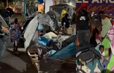 Desmantelan campamento de migrantes en la Plaza Giordano Bruno