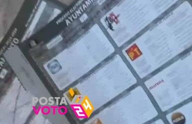 Encuentran boletas electorales tiradas en Chihuahua