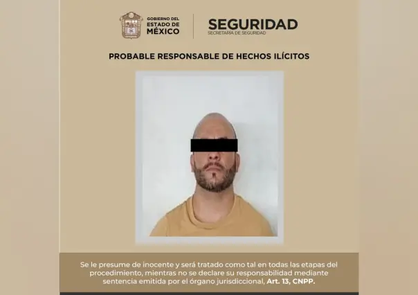 Capturado presunto responsable de homicidio en Chimalhuacán