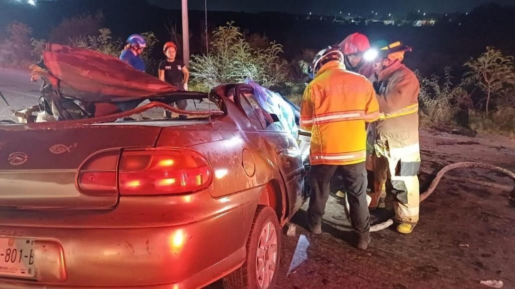 Choque en Pesquería deja un muerto