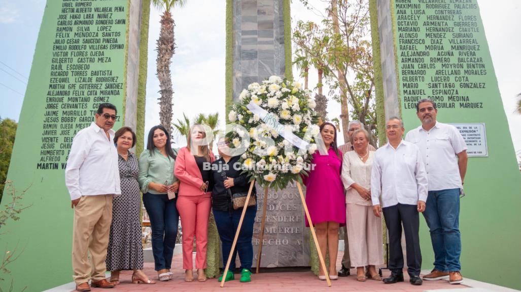 Periodistas de BCS conmemoran el Día de la Libertad de Expresión