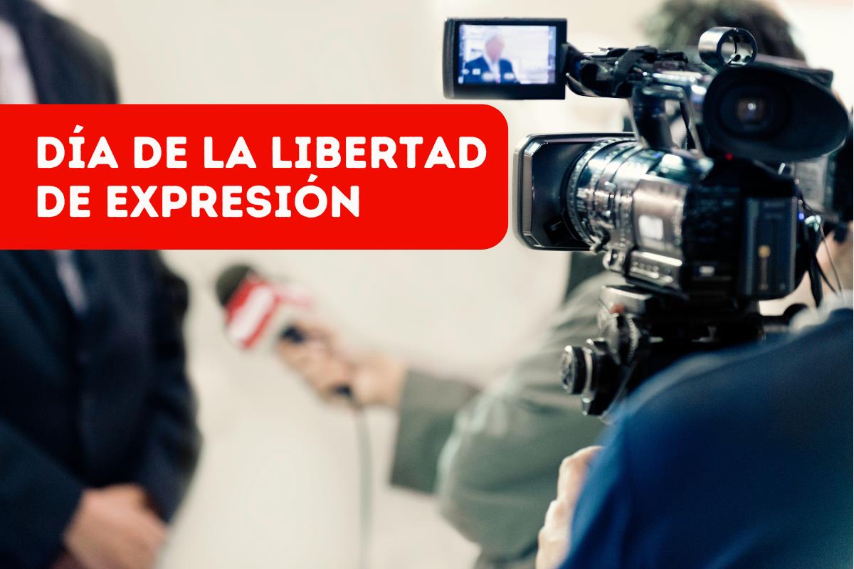 Medios de comunicación entrevistando a una persona / Foto: CANVA