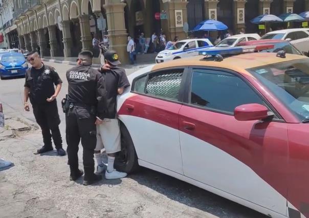 Arrestan a “celoso” que vapuleó a su pareja en Zona Centro de Tampico