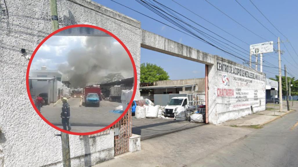 Se incendia una chatarrería en la colonia Nora Quintana