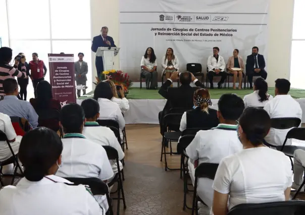 Inicia la tercera jornada de cirugías en penales de Edomex