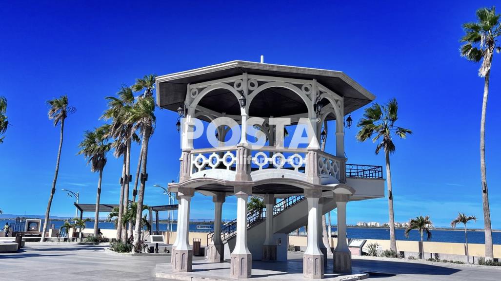 La réplica del Kiosco del Malecón de La Paz, Baja California Sur