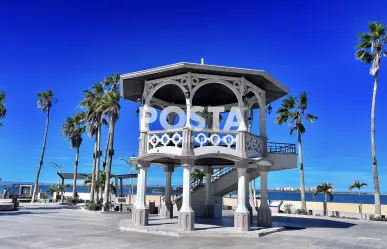 La réplica del Kiosco del Malecón de La Paz, Baja California Sur