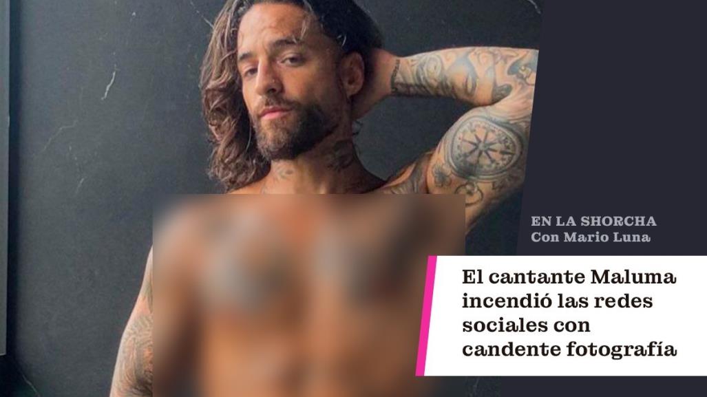 El cantante Maluma incendió las redes sociales con candente fotografía