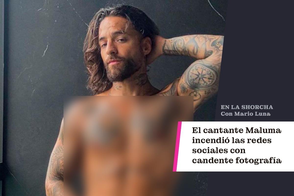 El cantante Maluma incendió las redes sociales con candente fotografía