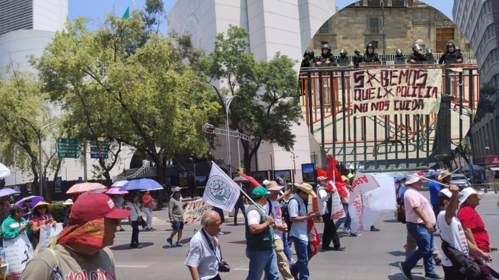 CNTE marcha a 24 días de mantenerse en plantón en el Zócalo