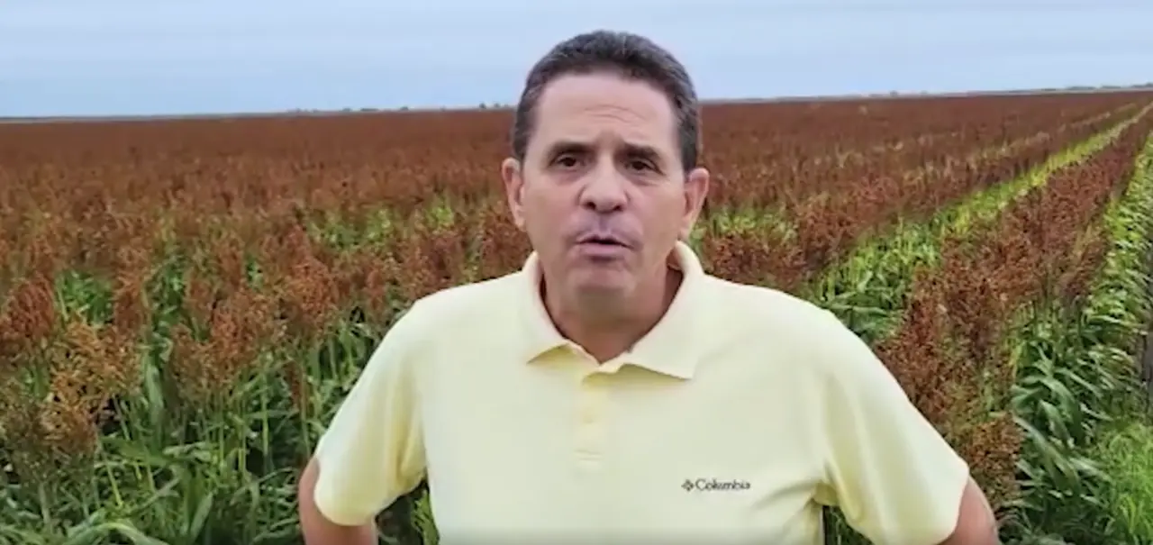 Rogelio García Moreno, presidente de la Asociación Agrícola de Tamaulipas, se dijo preocupado por la posible continuidad de la llamada Transformación que no ha apoyado al campo mexicano. Foto: Captura de Pantalla