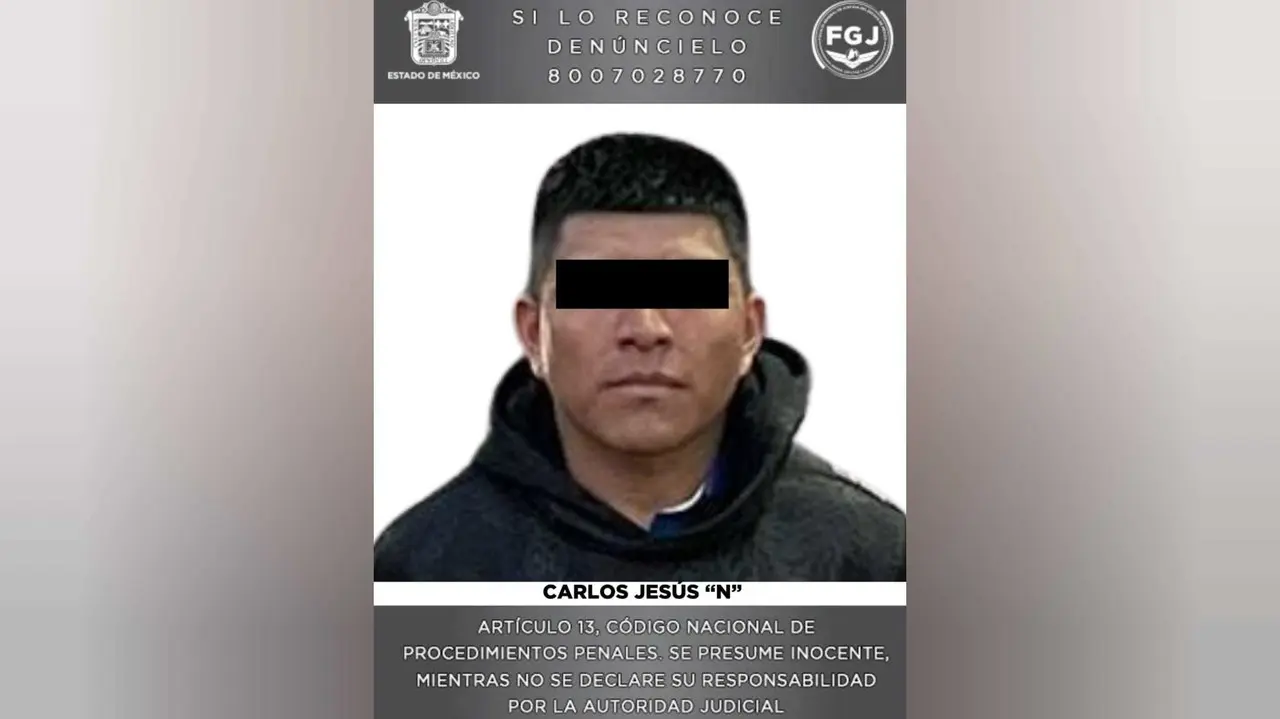 Carlos Jesús “N” alias “El Chaparro” y/o “El Chuy”, presuntamente, era el jefe de plaza de Los Chapitos, célula delictiva que no tiene relación con el cártel de Sinaloa. Foto: FGJEM