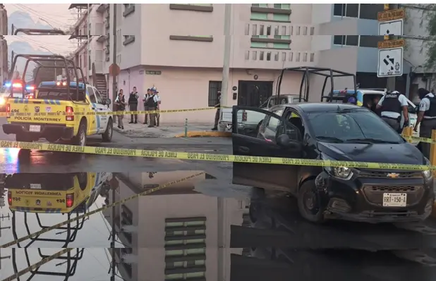 Detienen a 2 por robo de automóvil. Foto. Policía de Monterrey