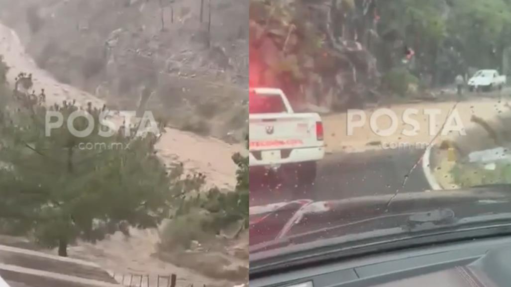 Lluvias y fuertes vientos provocan caos en Santiago (VIDEO)