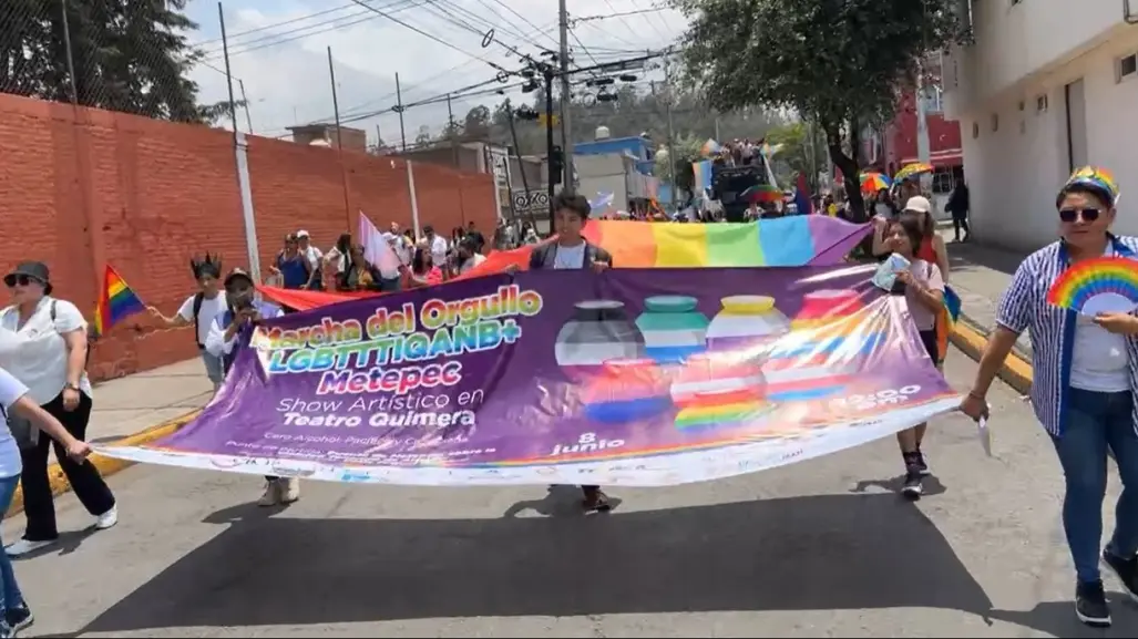 Marcha del orgullo en Metepec; exigen inclusión y respeto a sus derechos