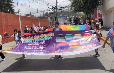 Marcha del orgullo en Metepec; exigen inclusión y respeto a sus derechos