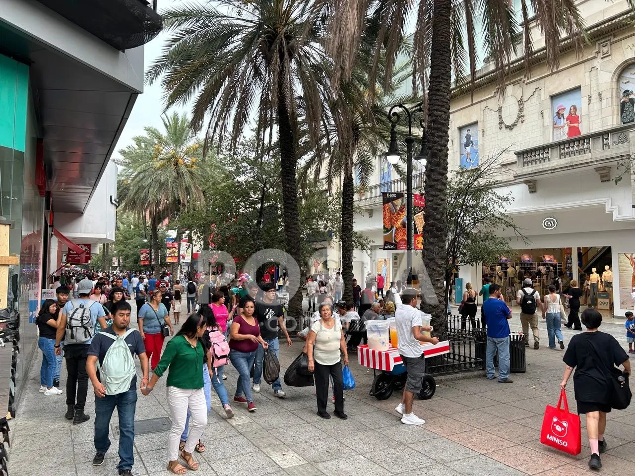 REGIOS PASEANDO EN EL CENTRO DE MONTERREY. FOTO: POSTA