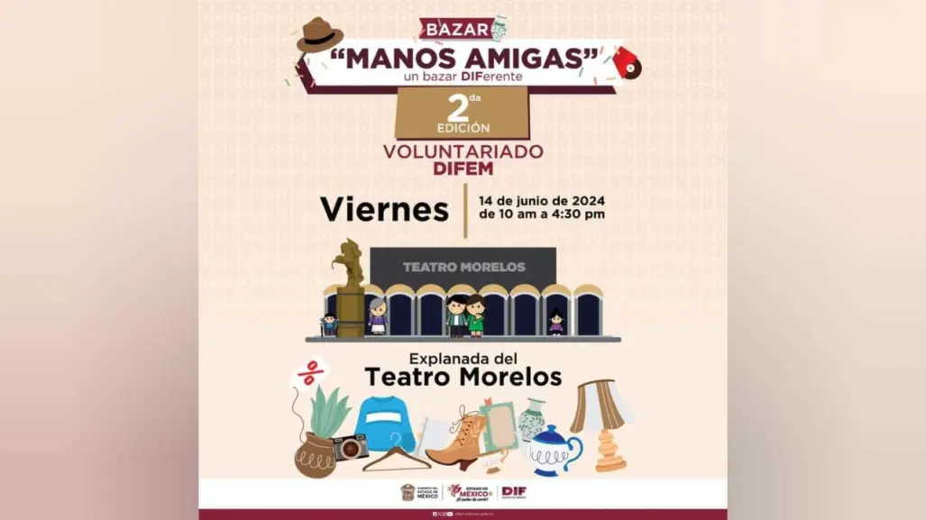 Campaña solidaria del DIFEM: Bazar Manos Amigas