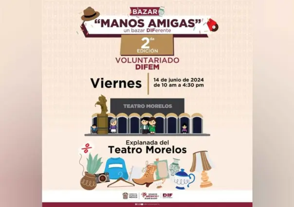 Campaña solidaria del DIFEM: Bazar Manos Amigas