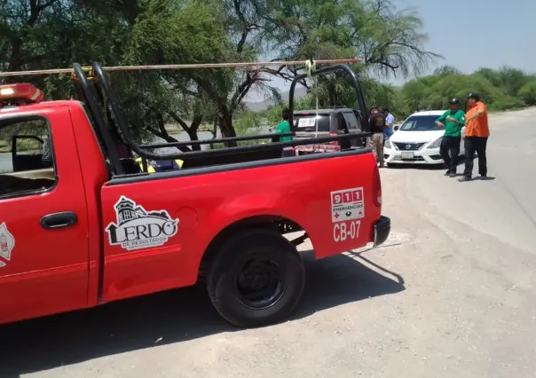 Sigue búsqueda del muchacho que salvó a su amiga y fue arrastrado por el Nazas