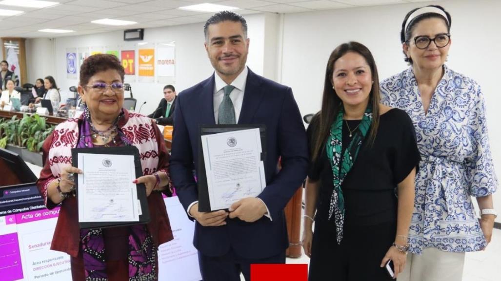 Omar García Harfuch recibe constancia de mayoría como senador por la CdMx