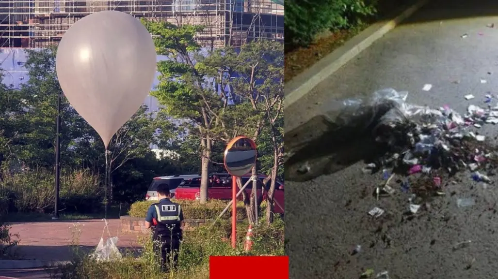 ¿Por qué Corea del Norte envía globos con basura al sur?