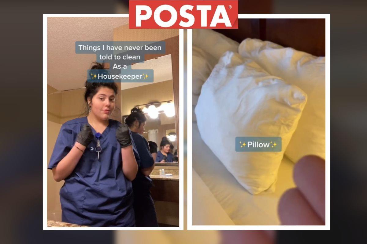 Ex trabajadora de hotel revela objetos que no son sanitizados. Foto: TikTok eliana madrid