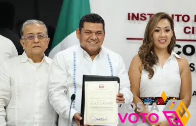 Javier May ya es oficialmente gobernador electo de Tabasco