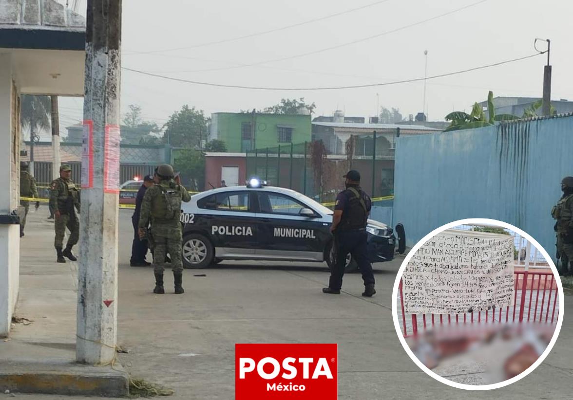 Tres hombres decapitados fueron localizados en la colonia Josefa Ortiz de Domínguez, cerca de un jardín de niños. Policía y FGE trabajan en la identificación y causa del crimen. Foto: Armando de la Rosa / POSTA