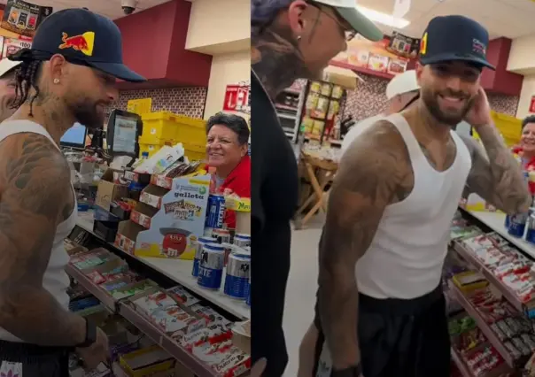 #VIDEO: Maluma sorprende tras comprar en tienda de autoservicio en Monterrey