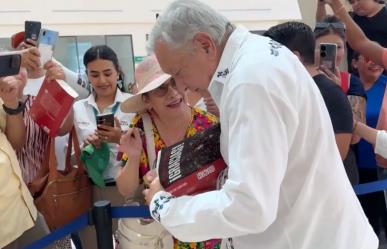 Andres Manuel López Obrador visita el Tren Maya: Será más que placentero