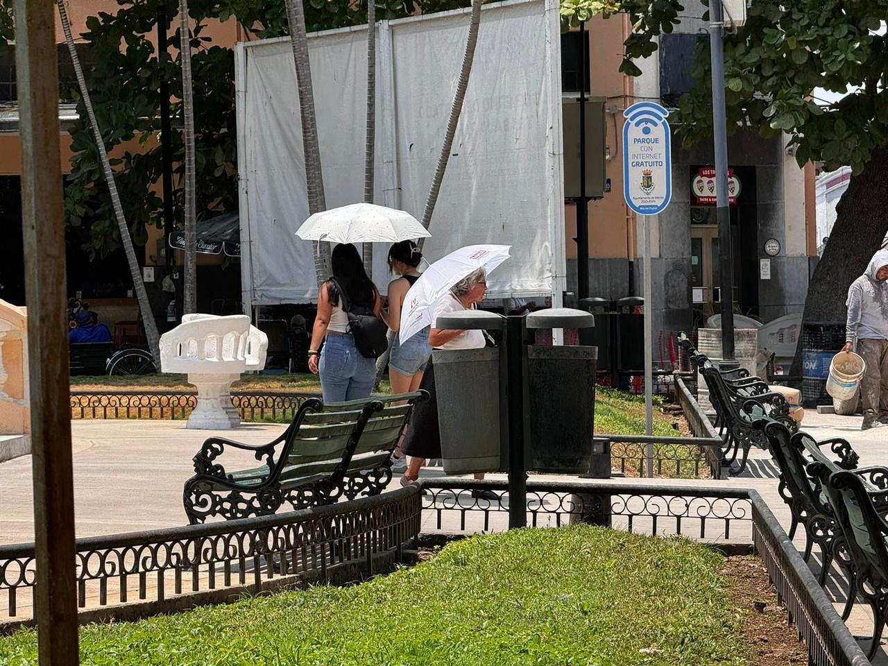 Se prevé cielo nubado en algunas zonas de Mérida y el estado aunque con temperaturas sobre los 40 grados.- Foto de Irving Gil