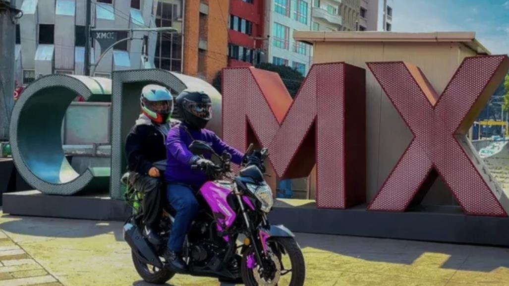 Traslado en moto, como si fuera Uber en CDMX