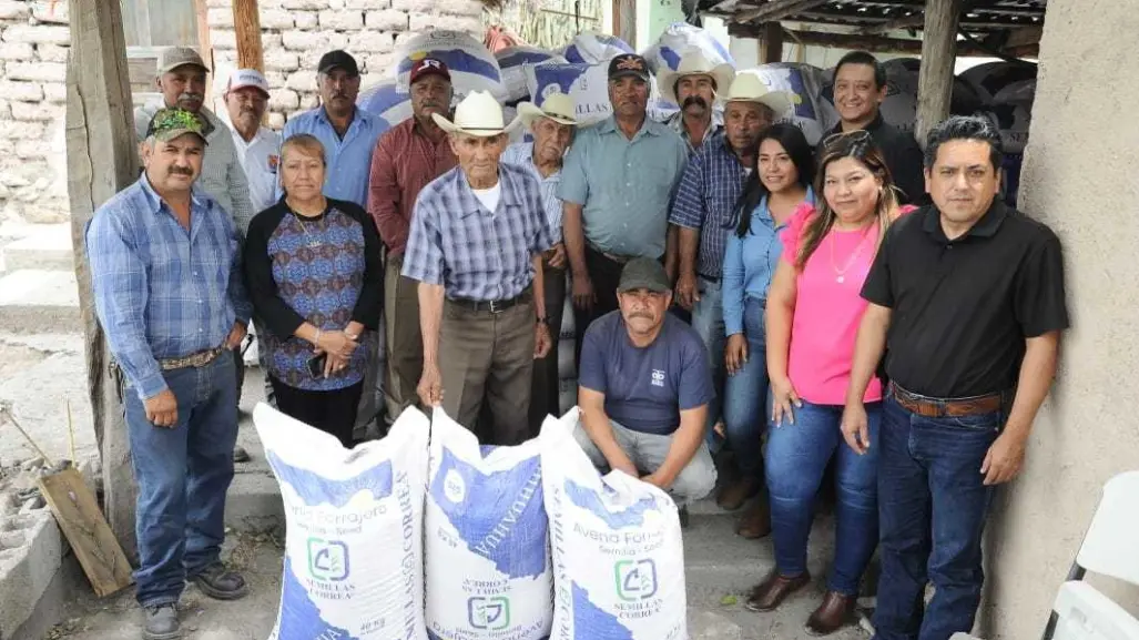 Reciben productores del altiplano semilla de avena forrajera