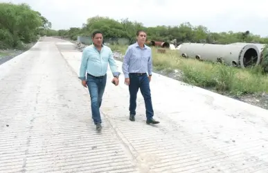 Avanzan trabajos de pavimentación en la colonia Arboledas de San Roque en Juárez