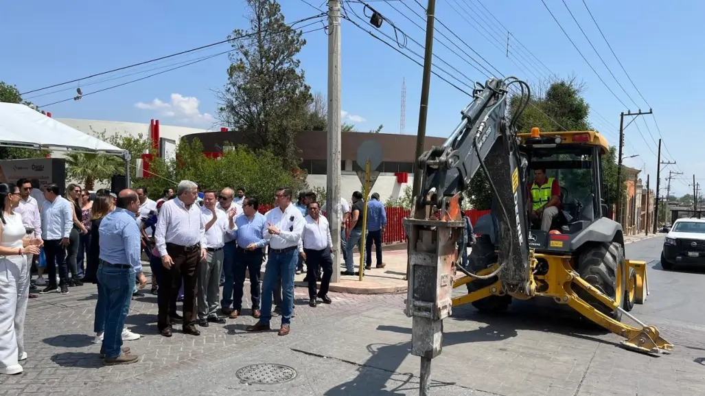 Inician obras de rehabilitación en la calle General Cepeda de Saltillo