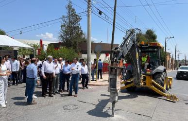 Inician obras de rehabilitación en la calle General Cepeda de Saltillo