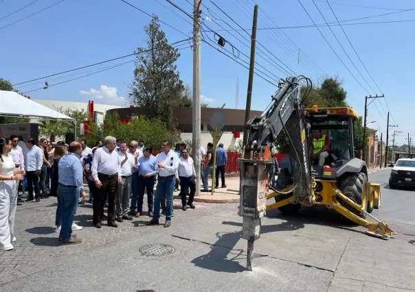 Inician obras de rehabilitación en la calle General Cepeda de Saltillo