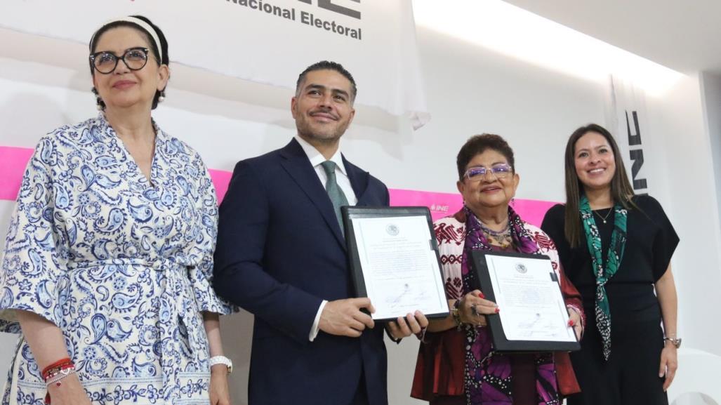 Con más de 3 millones de votos, Harfuch recibe constancia como senador