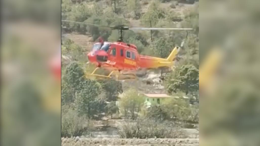 Helicóptero de protección civil ayudará a combatir los incendios en Tamaulipas