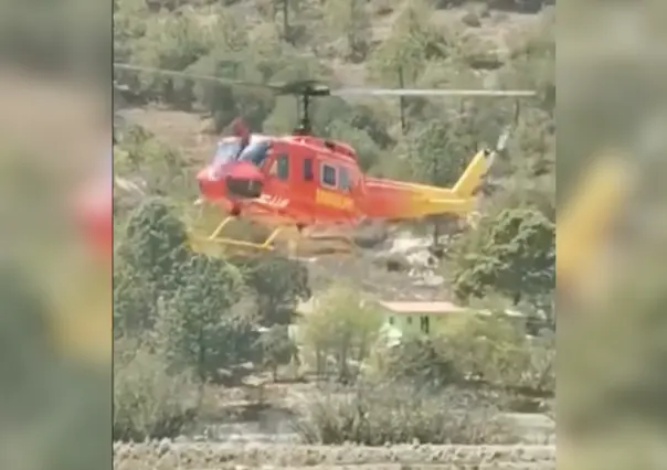 Helicóptero de protección civil ayudará a combatir los incendios en Tamaulipas