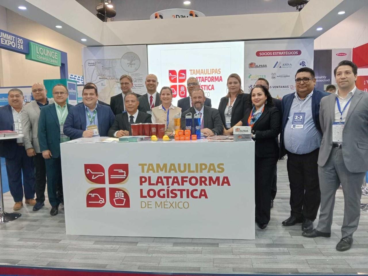 Ninfa Cantú Deándar encabezó la delegación de Tamaulipas que participó en The Logistics World Summit