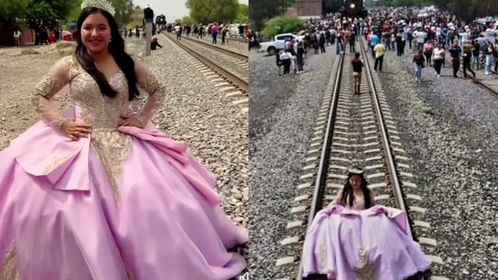 Quinceañera se toma foto del recuerdo con La Emperatriz 2816