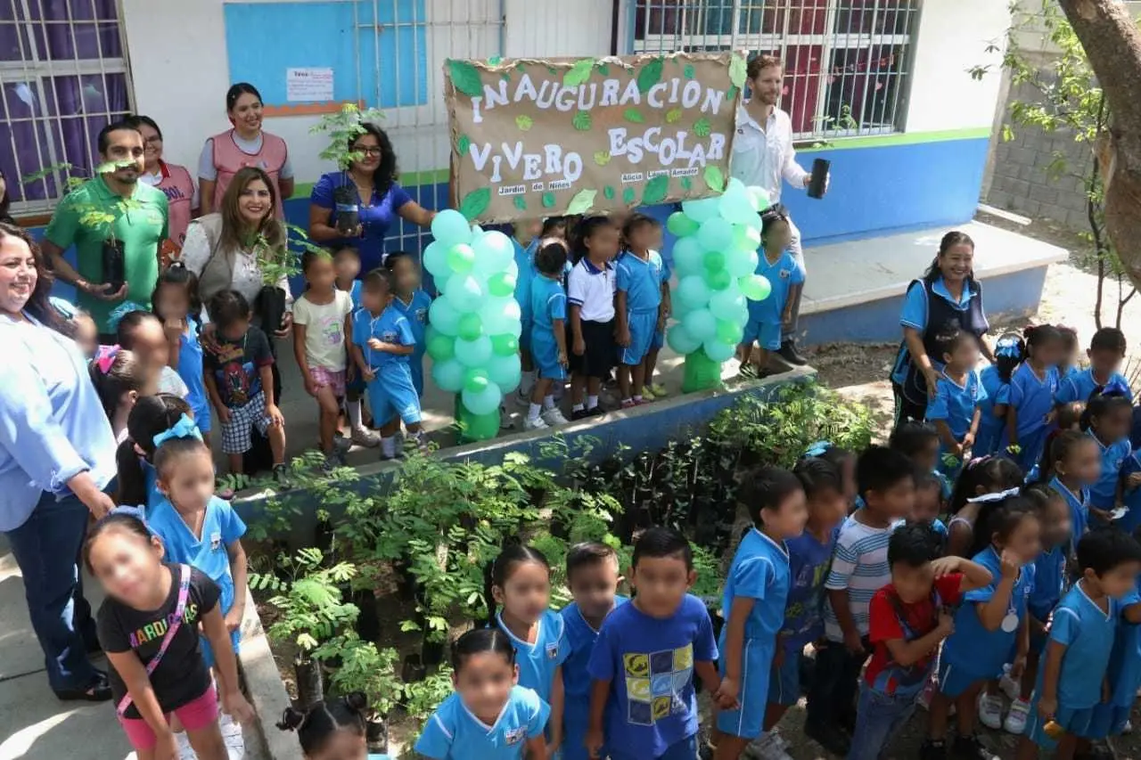 La SEDUMA lanzó el programa Viveros Escolares, con el que se enseña a las nuevas generaciones sobre la importancia del cuidado del Medio Ambiente. Foto: SEDUMA