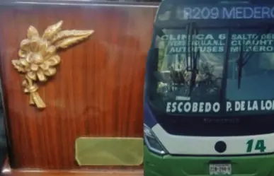 Pasajero de la ruta 209 olvida urna con cenizas en Escobedo ¡Lo buscan!