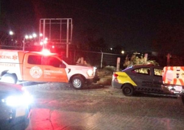 Muere hombre tras ser atropellado por tren en Santa Catarina