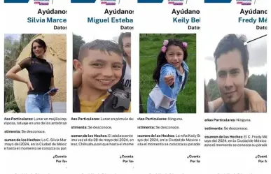 Buscan a familia colombiana que desapareció en Chihuahua