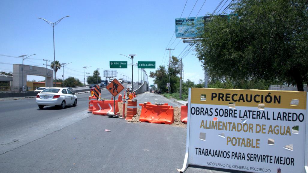 Nuevo cierre vial en Escobedo por trabajos de agua potable