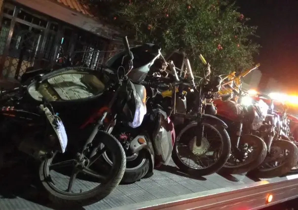 Aseguran 28 motocicletas con reporte de robo en Tultepec